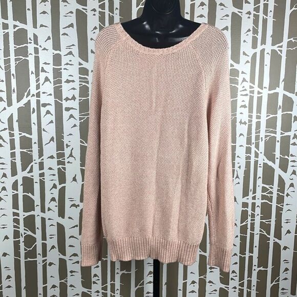 Torrid Love Script Sweater Blush Pink 18/20 2X - Picture 5 of 7